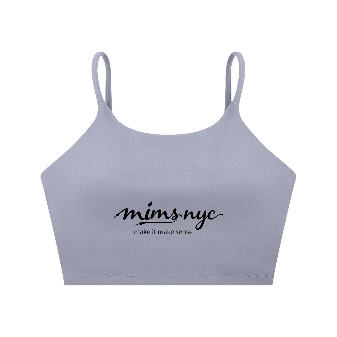 MIMS NYC Spaghetti Strap Yoga Sports Bra