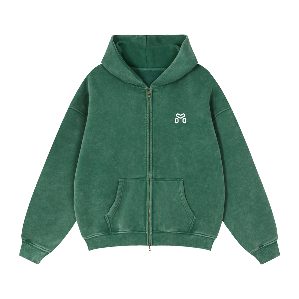 MIMS NYC ZIP BOXY HOODIE