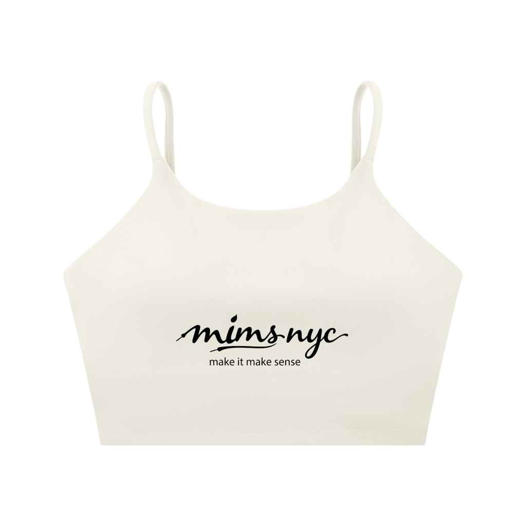 MIMS NYC Spaghetti Strap Yoga Sports Bra