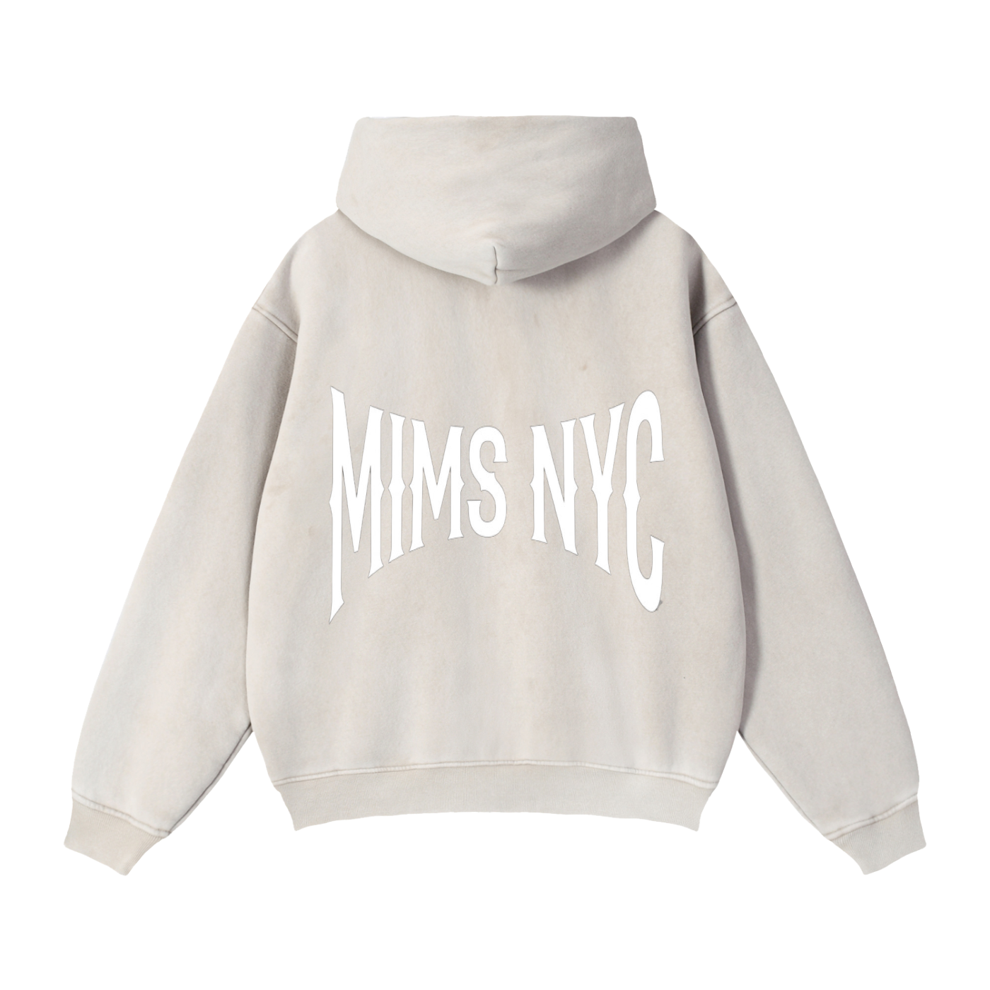 MIMS NYC ZIP BOXY HOODIE