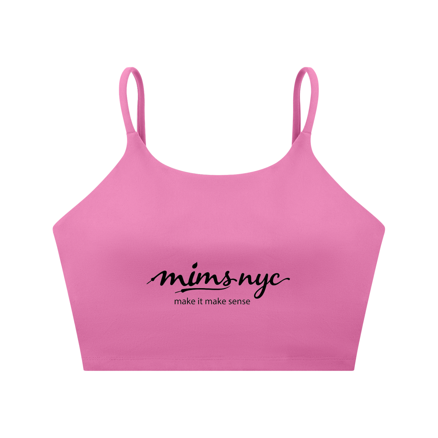 MIMS NYC Spaghetti Strap Yoga Sports Bra