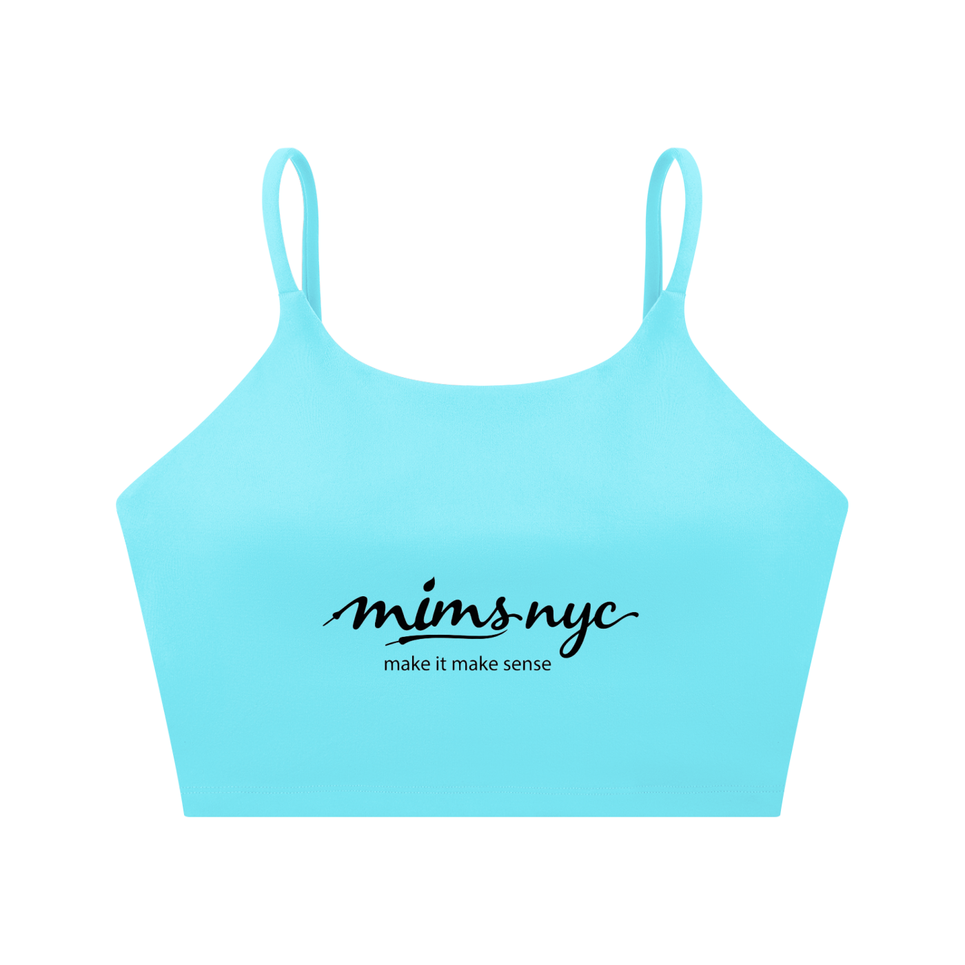MIMS NYC Spaghetti Strap Yoga Sports Bra