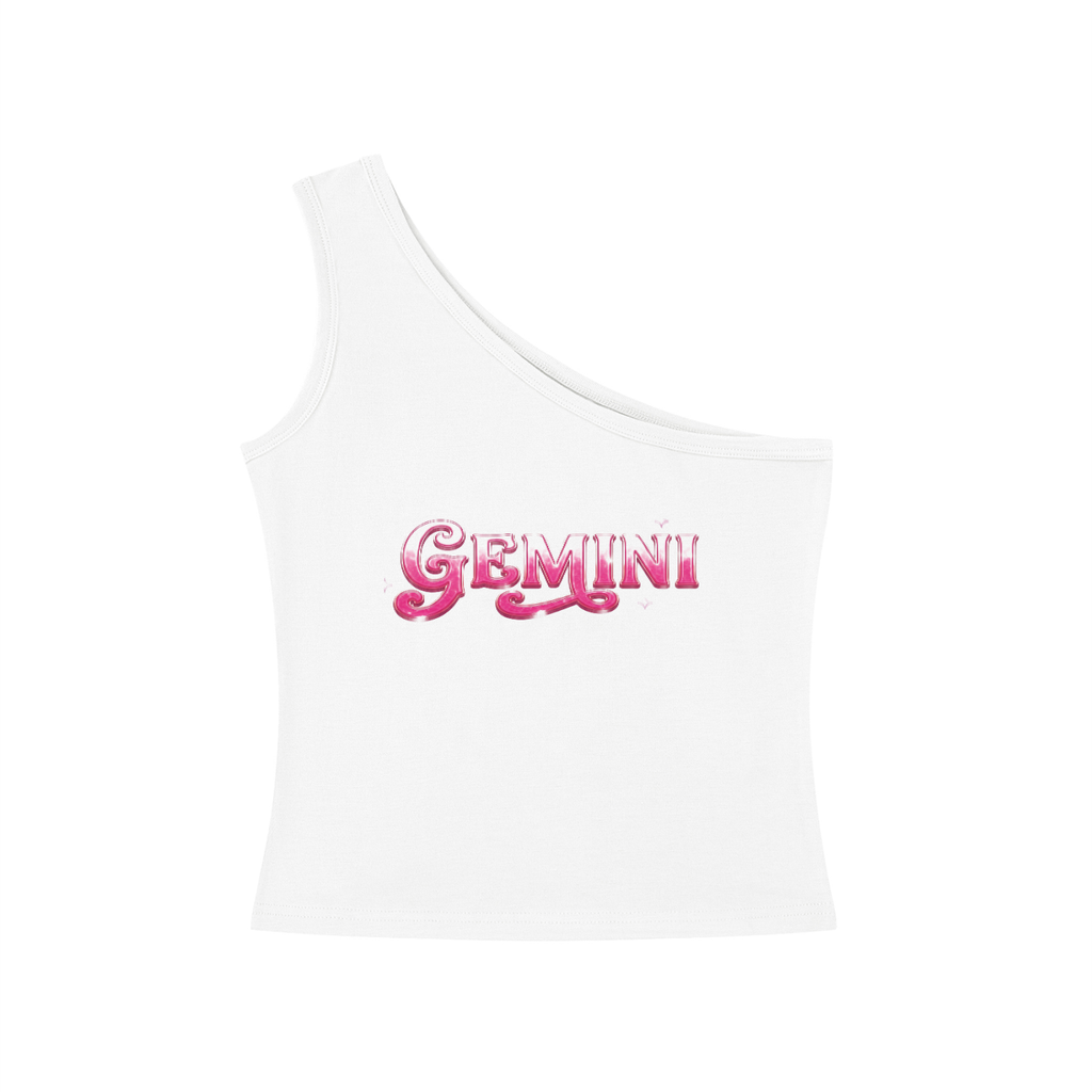 M.I.M.S One-Shoulder Crop T-Shirt