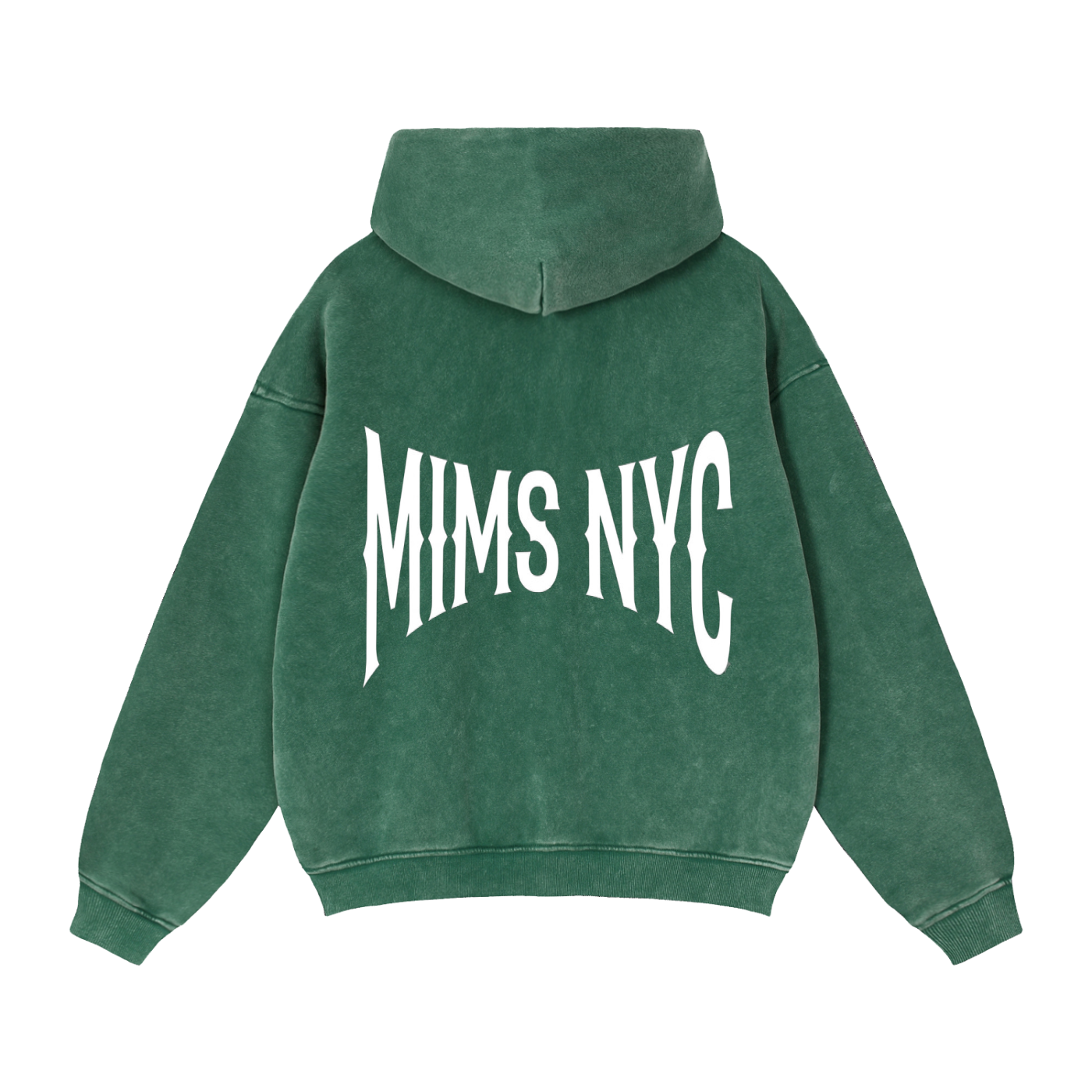 MIMS NYC ZIP BOXY HOODIE
