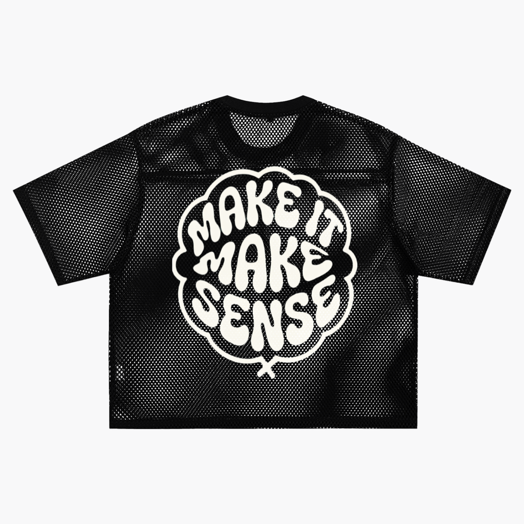 MIMS NYC BOXY NET T-SHIRT