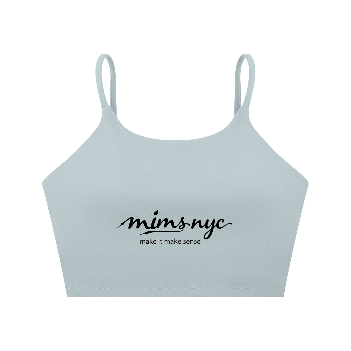 MIMS NYC Spaghetti Strap Yoga Sports Bra