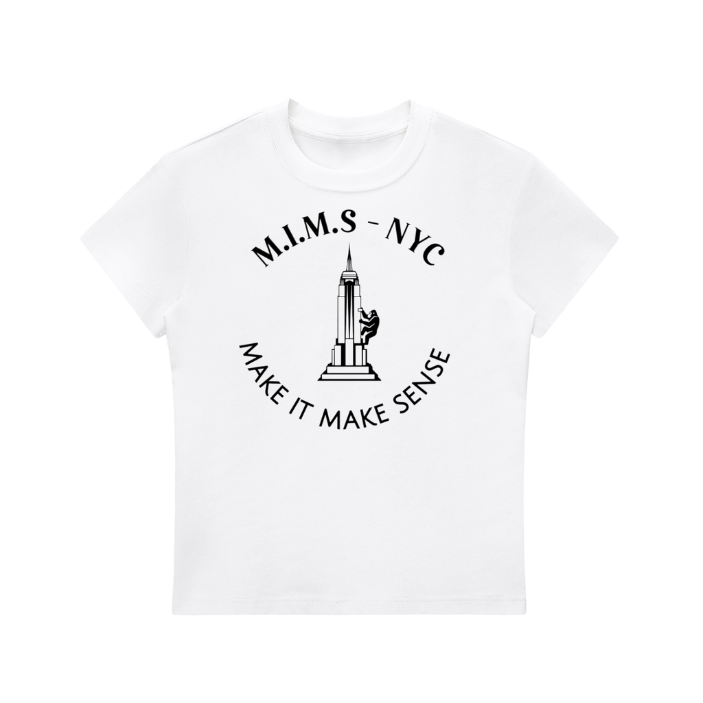 MIMS NYC Essential Bodycon Crewneck T-Shirt