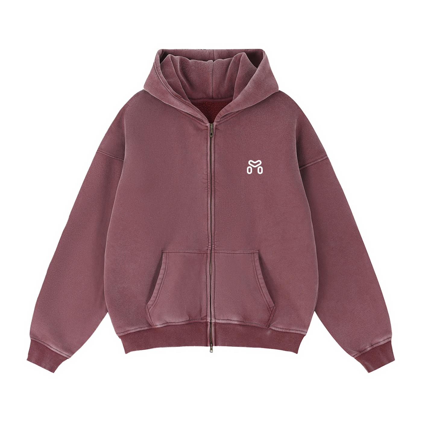 MIMS NYC ZIP BOXY HOODIE