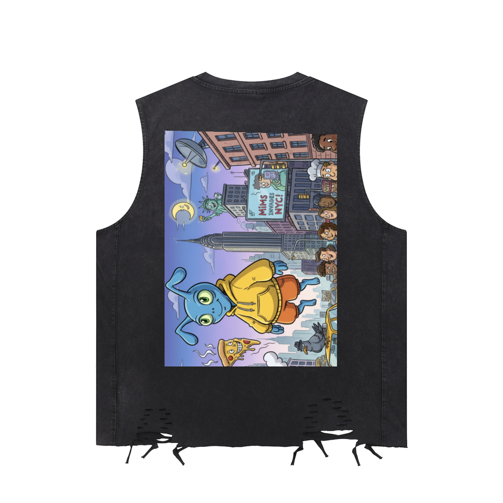 MIMS NYC
 Raw-Hem Tank Top