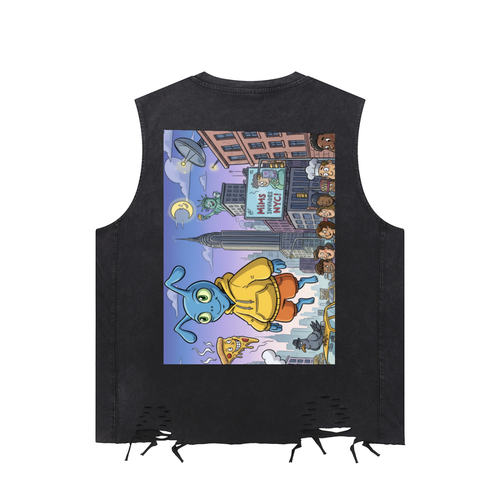 MIMS NYC
 Raw-Hem Tank Top