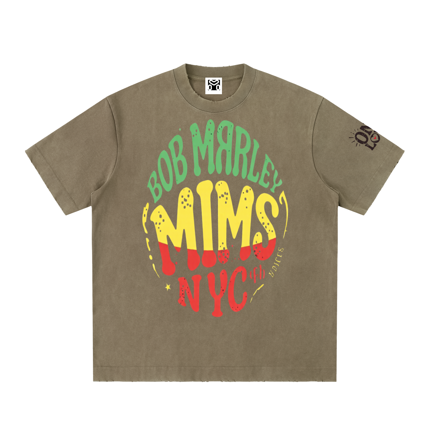 MIMS NYC BOB MARLEY  T-SHIRT