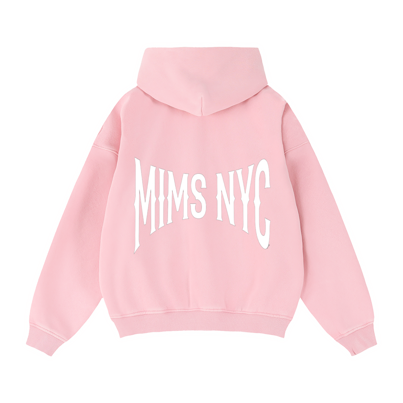 MIMS NYC ZIP BOXY HOODIE