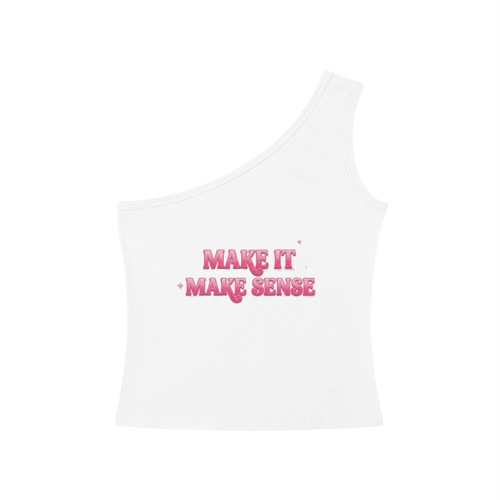 M.I.M.S One-Shoulder Crop T-Shirt