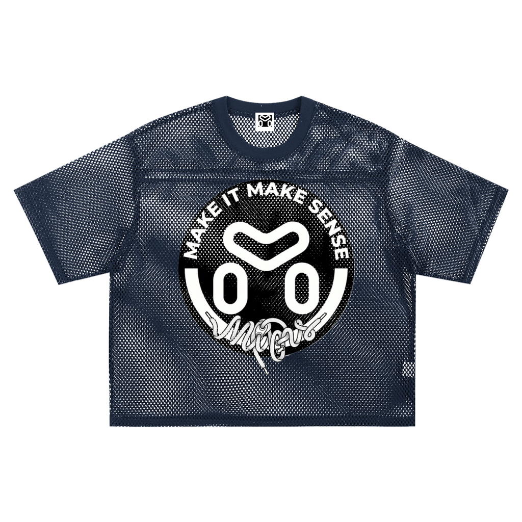 MIMS NYC BOXY NET T-SHIRT