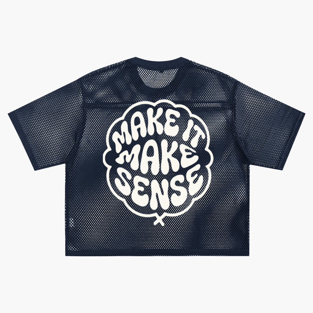 MIMS NYC BOXY NET T-SHIRT