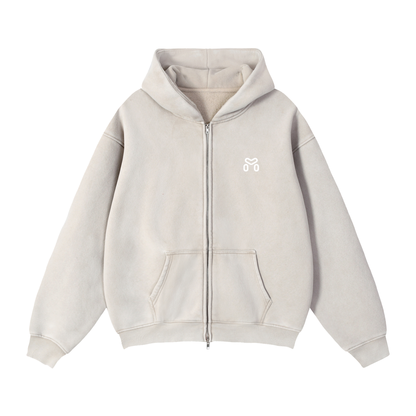 MIMS NYC ZIP BOXY HOODIE
