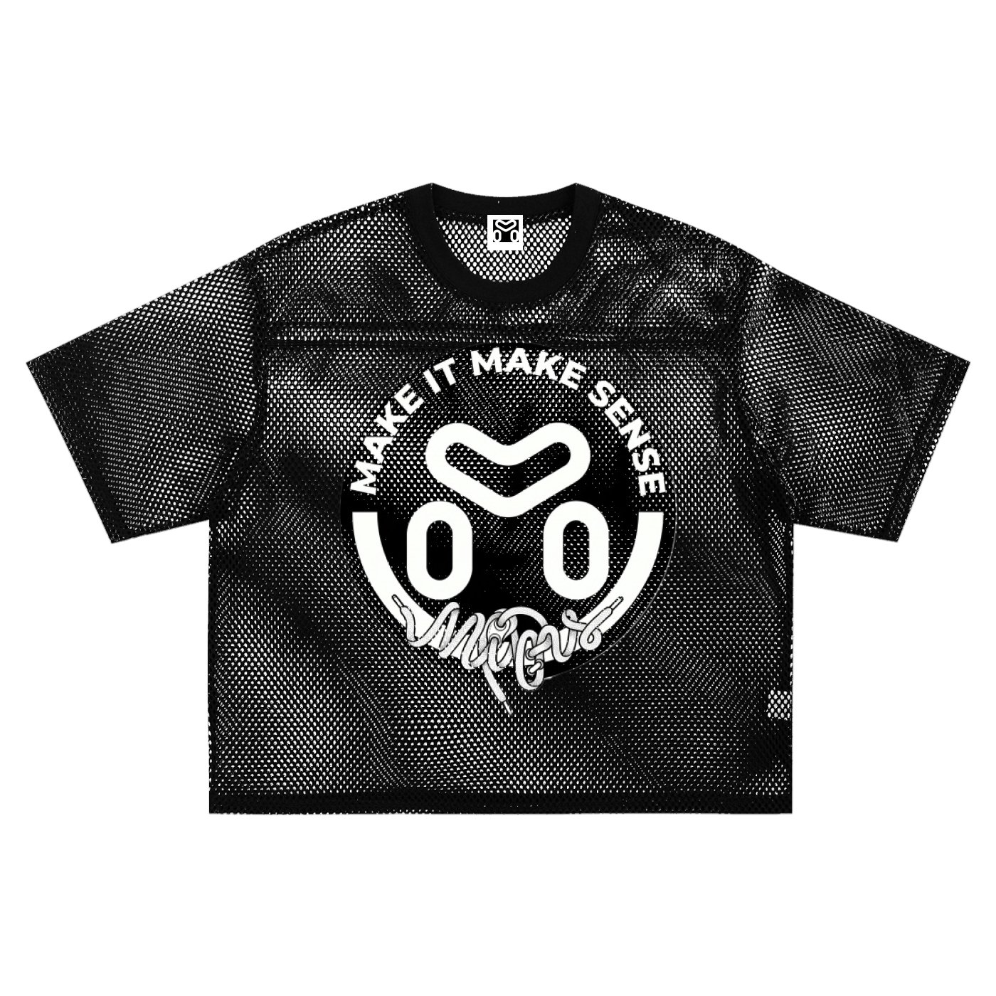 MIMS NYC BOXY NET T-SHIRT