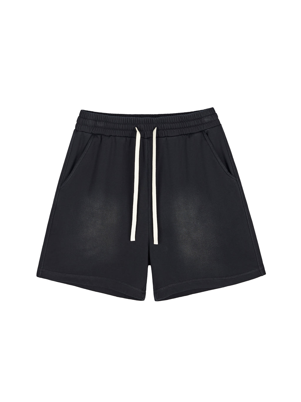 MIMS NYC Sun Fade Raw Edge Shorts