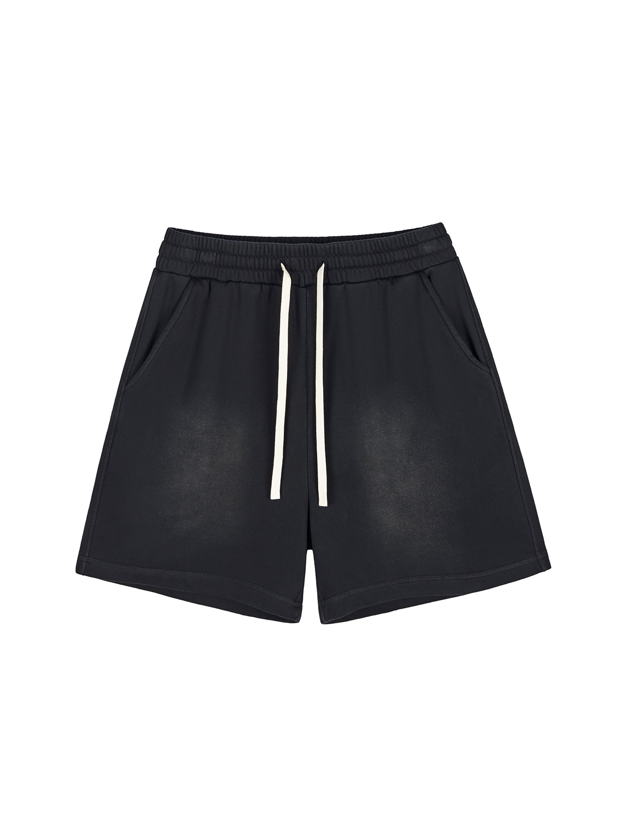 MIMS NYC Sun Fade Raw Edge Shorts