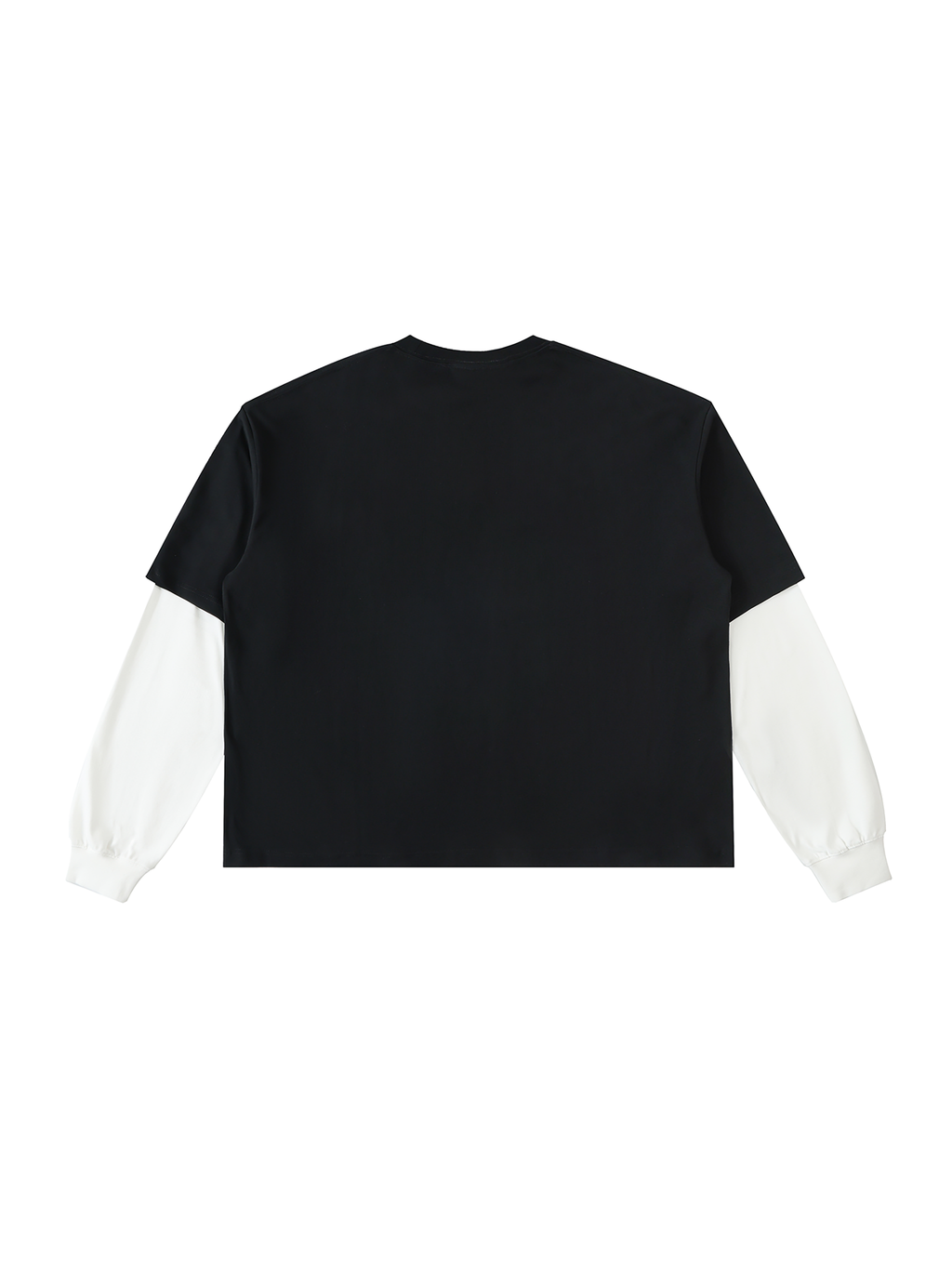 MIMS NYC Layered Contrast Sleeve T-Shirt