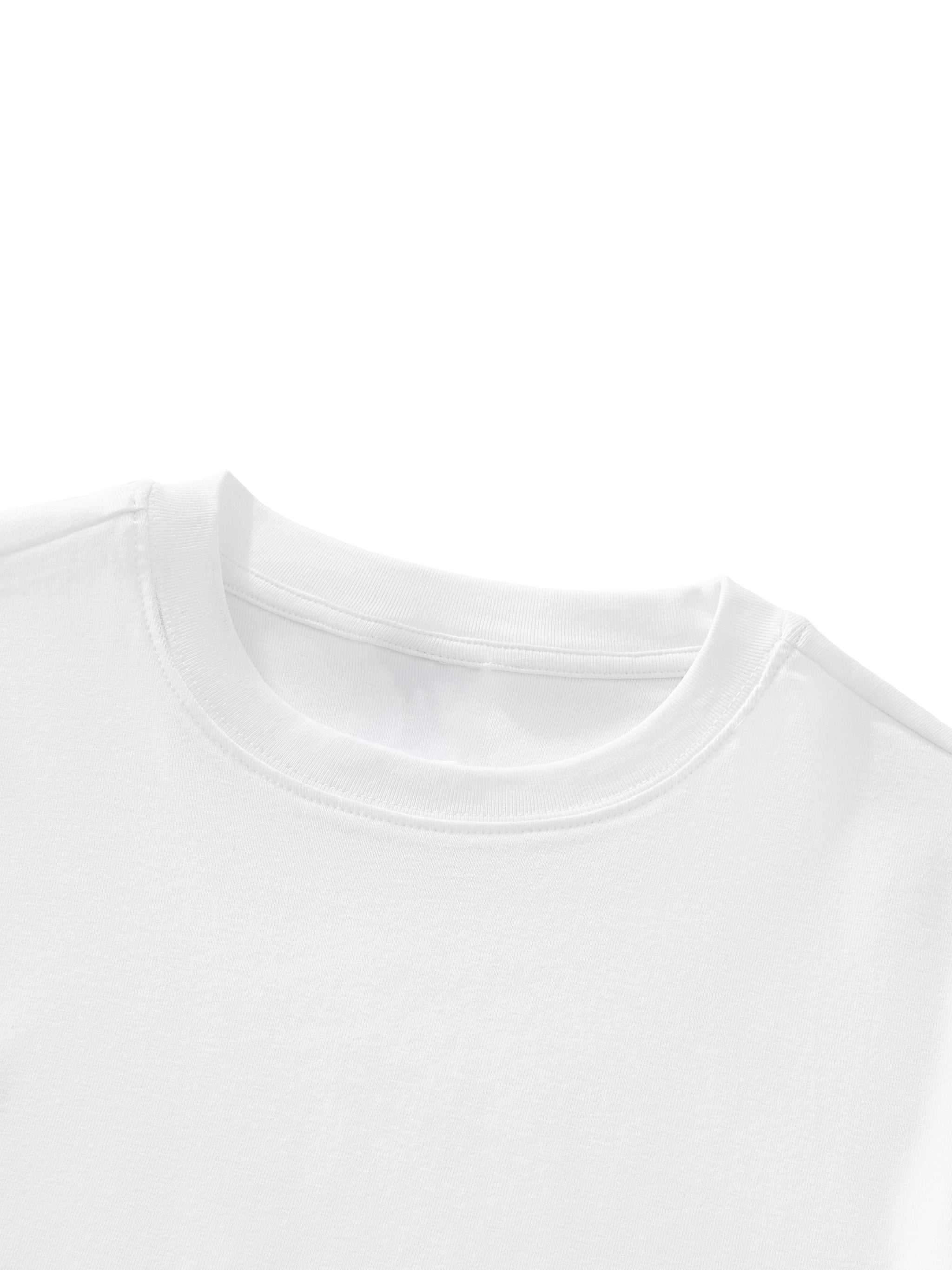 MIMS NYC Essential Bodycon Crewneck T-Shirt